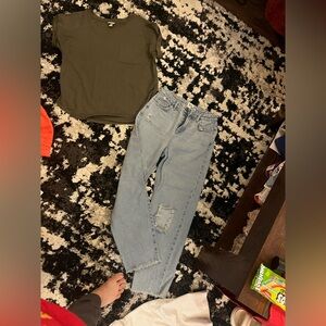 BDG Light Blue Straight Leg Women's Jeans